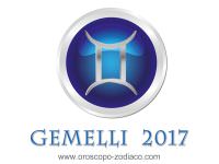 Oroscopo 2017 Gemelli