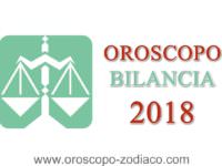 Oroscopo Bilancia 2018