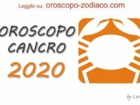 Oroscopo 2020 Cancro