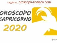 Oroscopo 2020 Capricorno