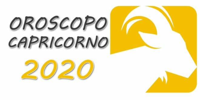 Oroscopo 2020 Capricorno