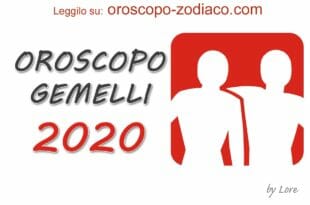 Oroscopo 2020 Gemelli