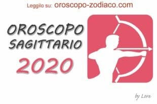 Oroscopo 2020 Sagittario