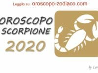 Oroscopo 2020 Scorpione