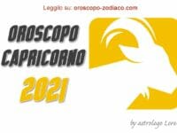 Oroscopo 2021 Capricorno